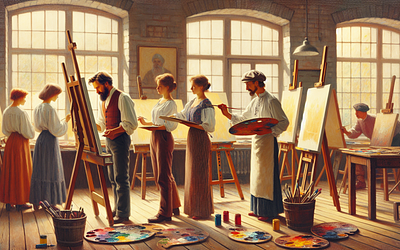 Вільна імпровізація: Майстер-клас з живопису