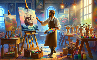 Вільне Малювання: Спонтанність та Експерименти