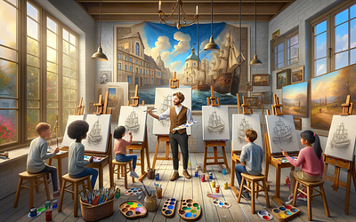 Спонтанність у живопису: Майстер-клас від Володимира Василишина