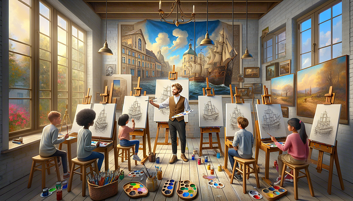 Спонтанність у живопису: Майстер-клас від Володимира Василишина